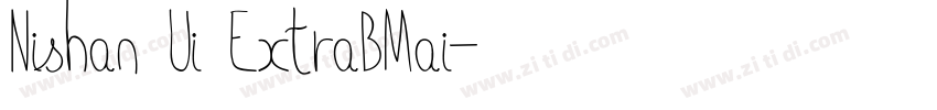 Nishan Ui ExtraBMai字体转换